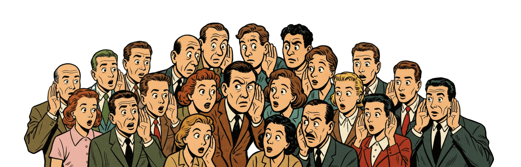 People listening